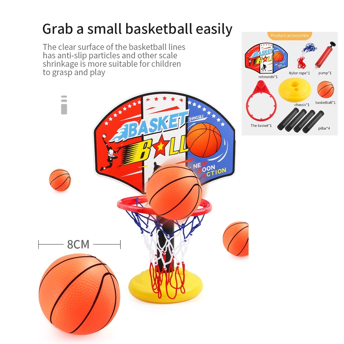Toy Basketball Set For Kids 2