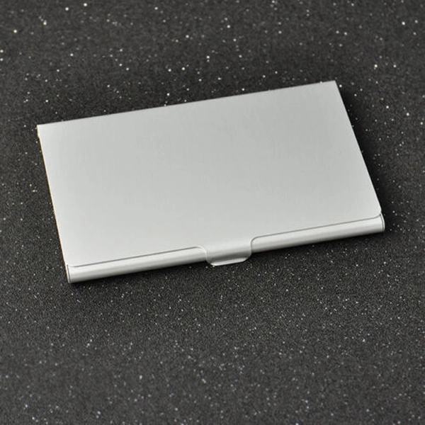 Polished Steel Engraved Business Card Holder 6