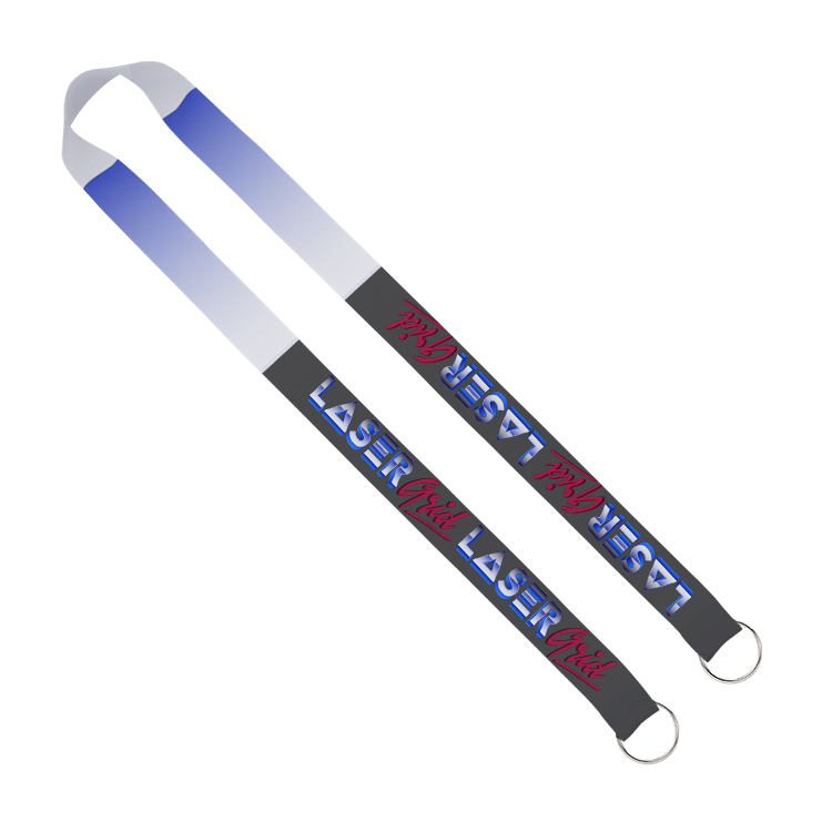 1" Sublimated Dual-Sided Lanyard with Double Clips 7
