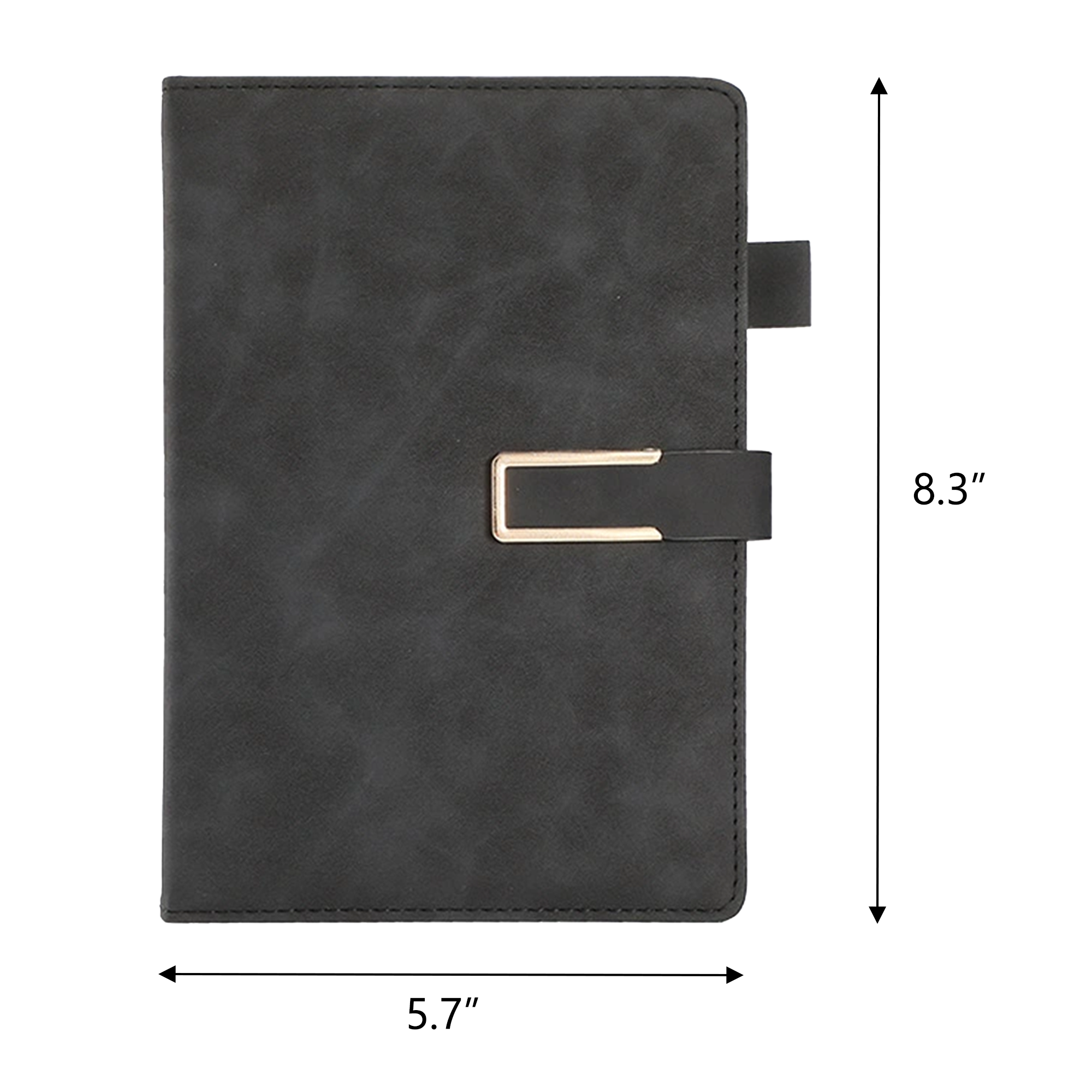 A5 Leather Notebook with Pen Loop 8