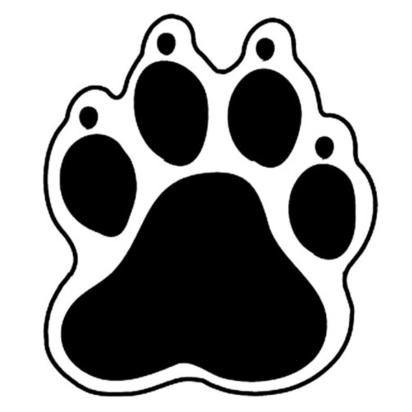 Paw Print Magnet - Full Color 2