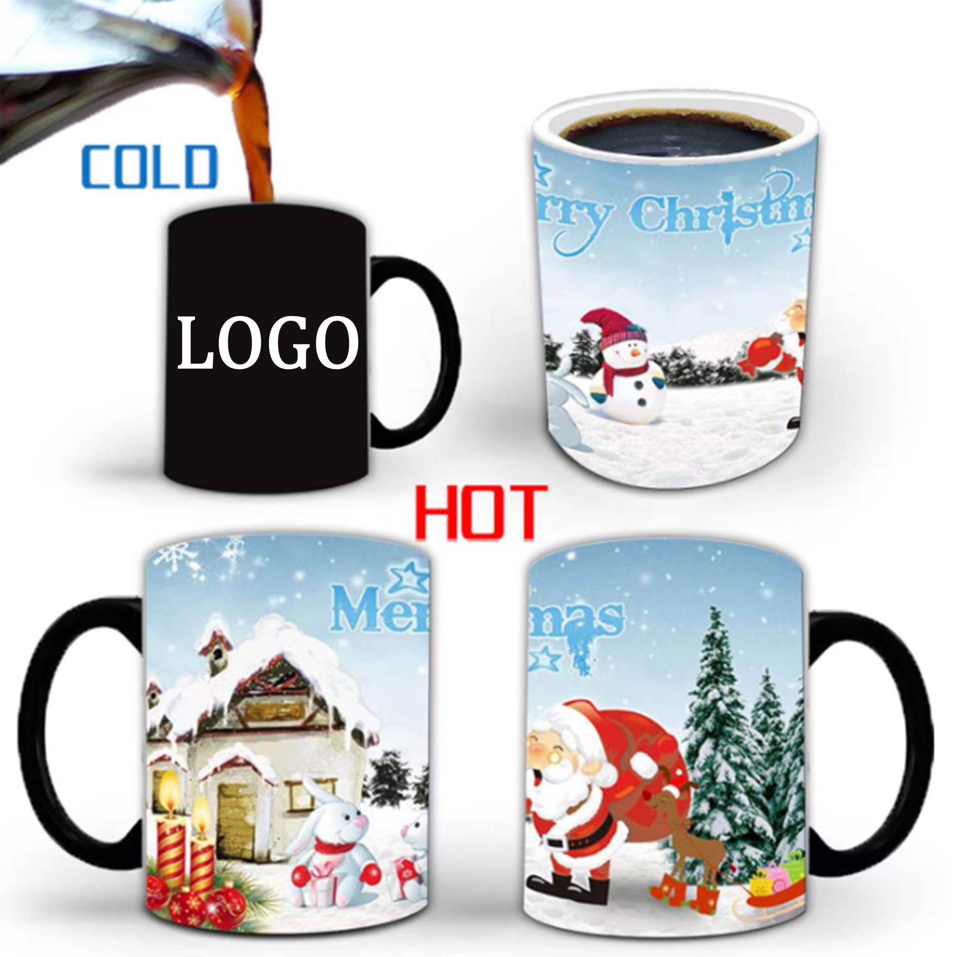 Christmas Heat Sensitive Color Changing Mug 3