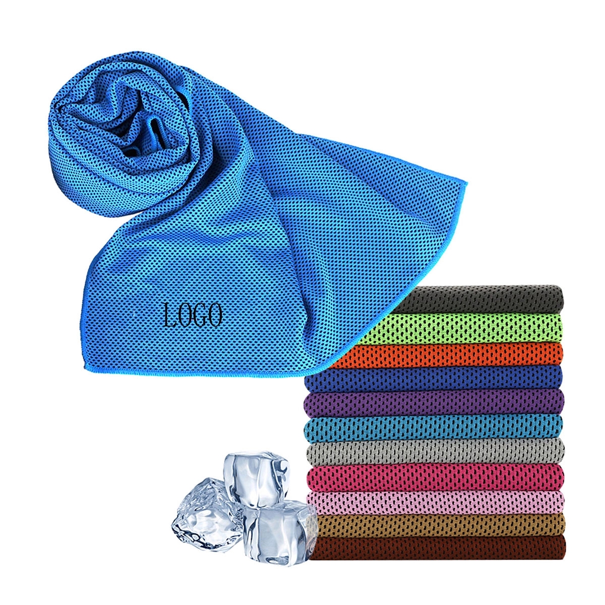 OEM colorful microfiber cooling towel 3