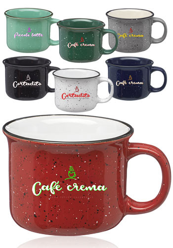 7.5 oz. Bijou Ceramic Campfire Coffee Mugs