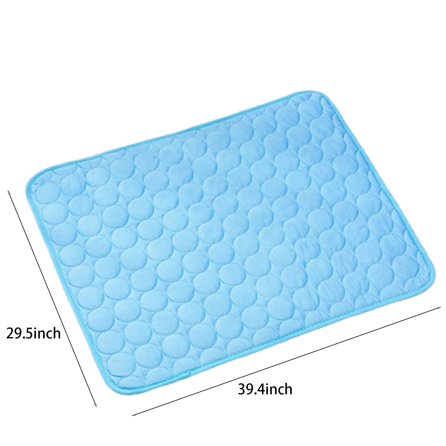 Reusable Cooling Pet Mat – Ice Silk, Breathable & Soft 4
