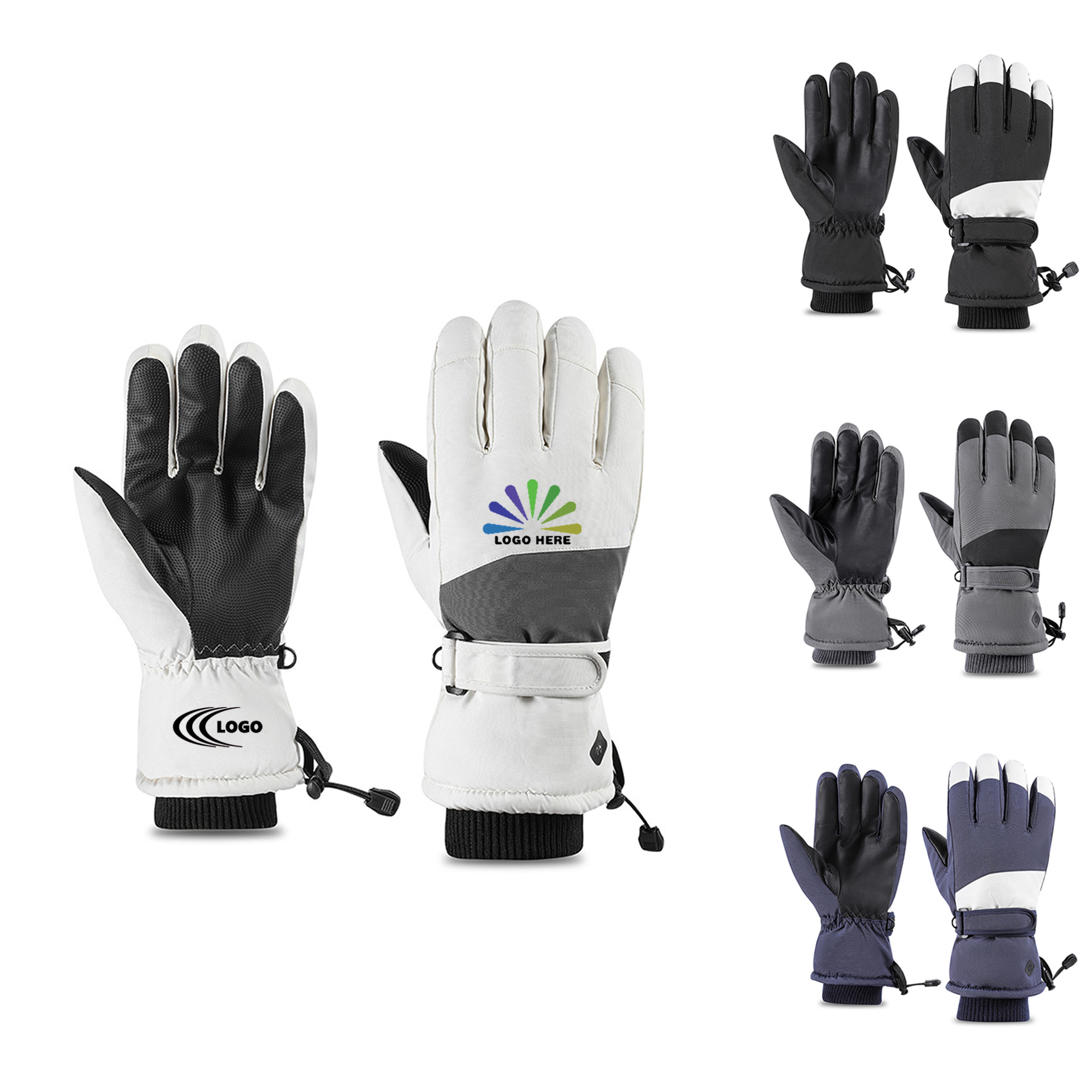 Thickened Skiing Cycling Thermal Gloves 1