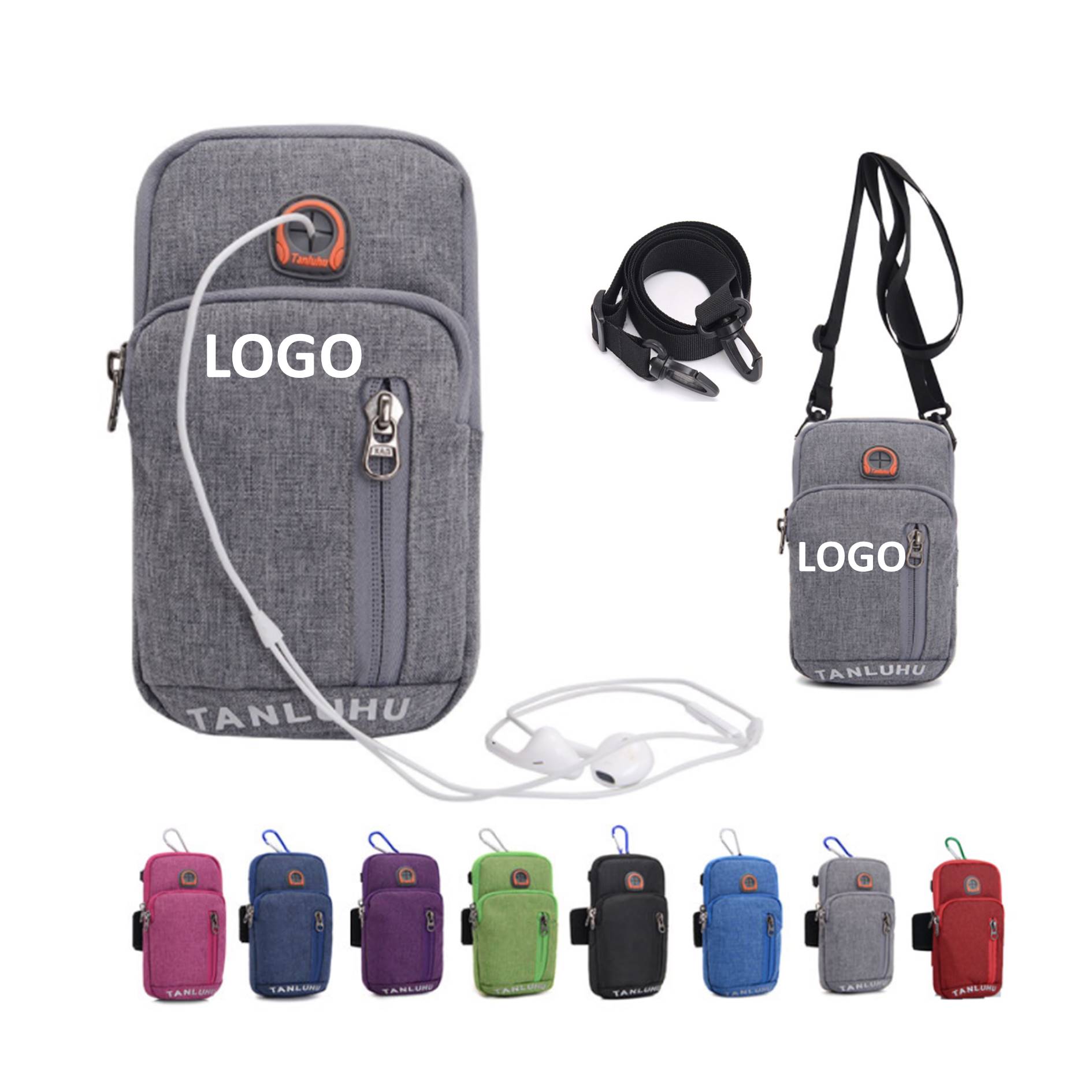 Cycling Running Shoulder Phone Arm Bag 2
