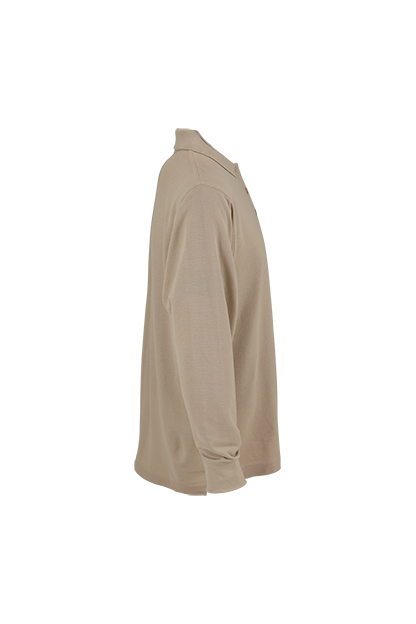 Long Sleeve Soft-Blend Double-Tuck Pique Polo 54