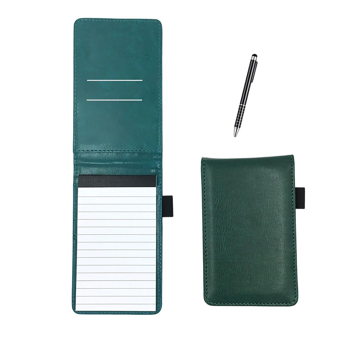 Office Memo Pad PU Cover with Pen Storage 9