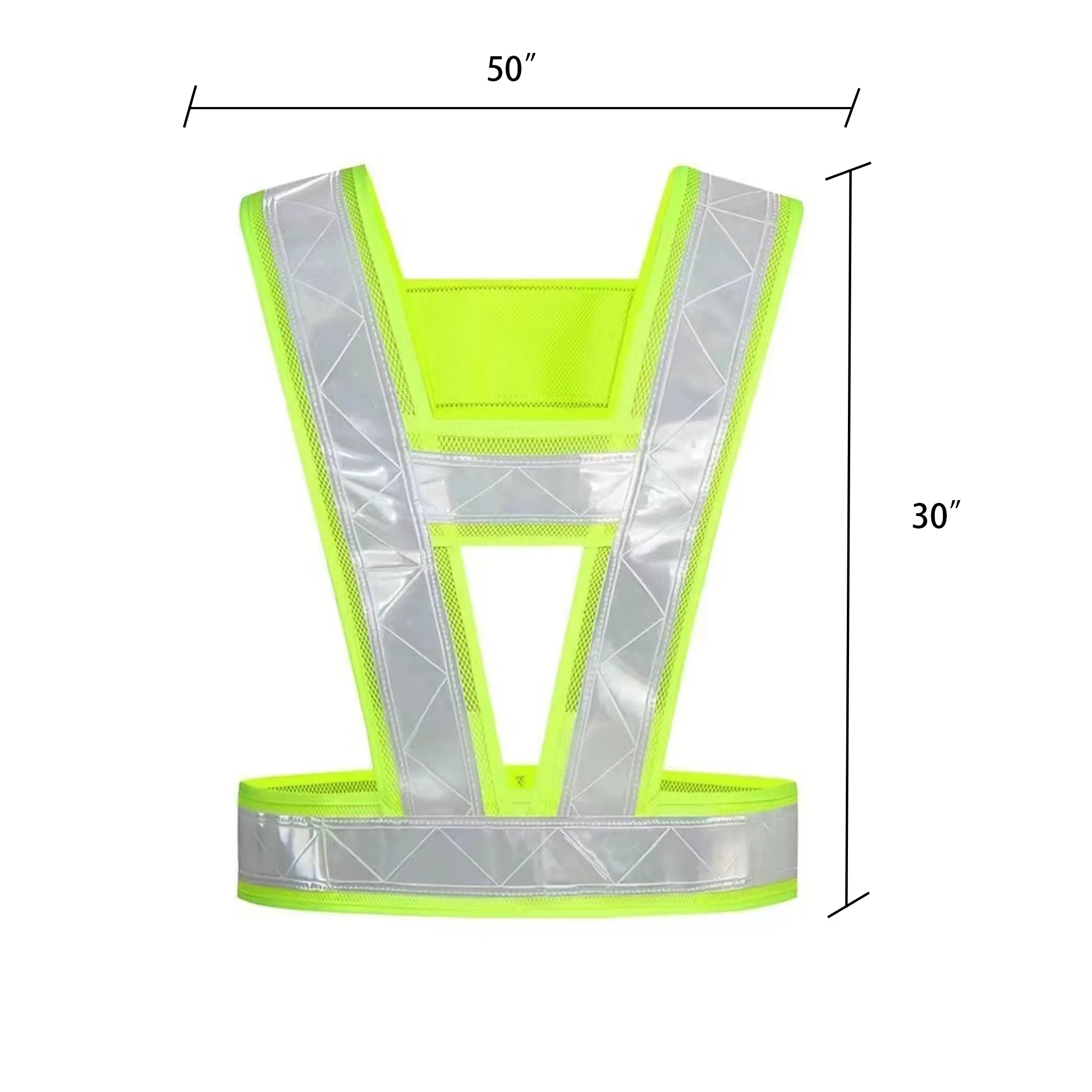 V-shaped Reflective Elastic Strap 2