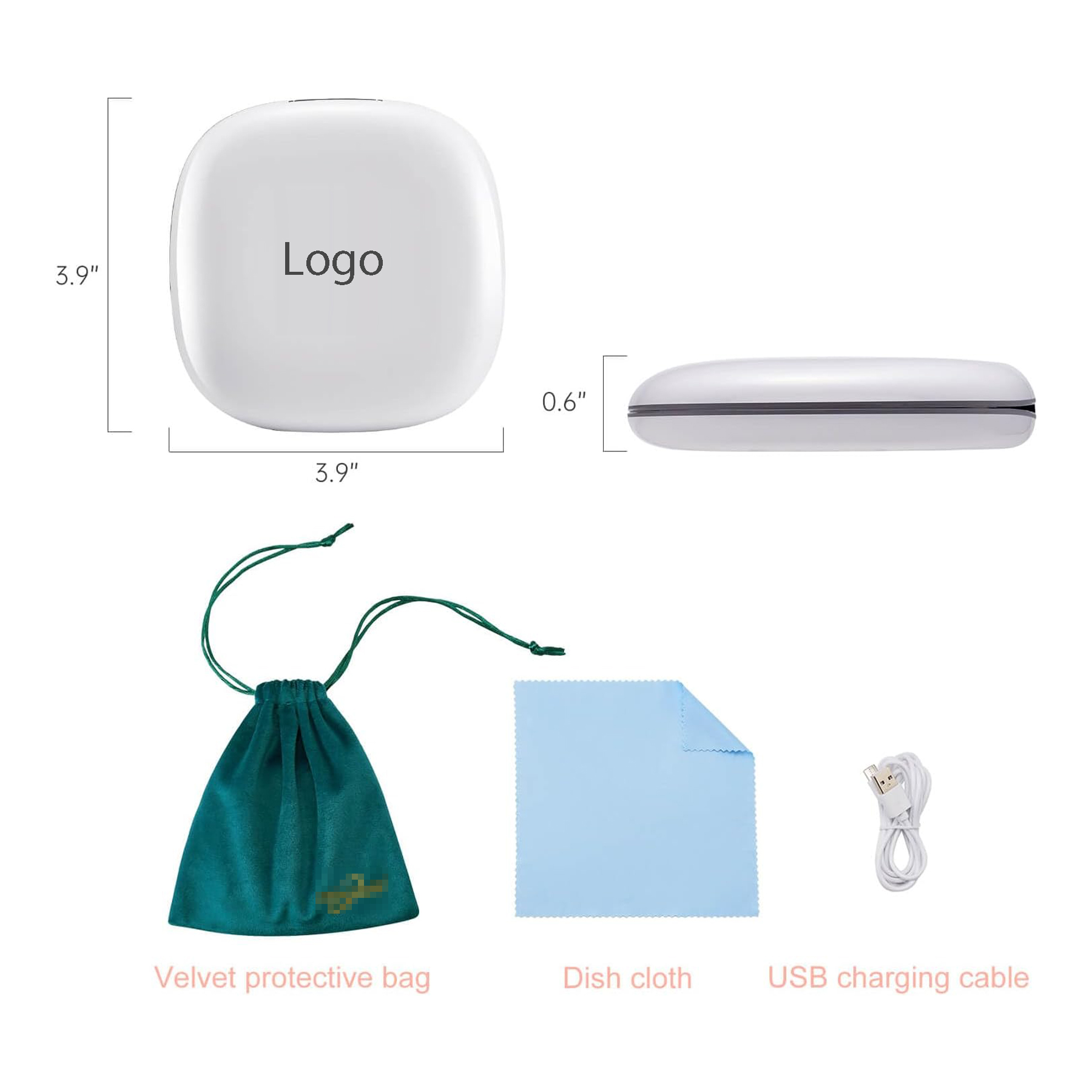 LED Magnifying Travel Makeup-Mirror 6