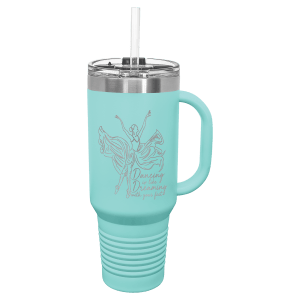 Polar Camel 40 Oz. Travel Mug With Handle, Straw Included 10