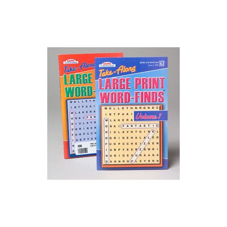 Word Search Books - Large Print Travel Size Two Titles 1