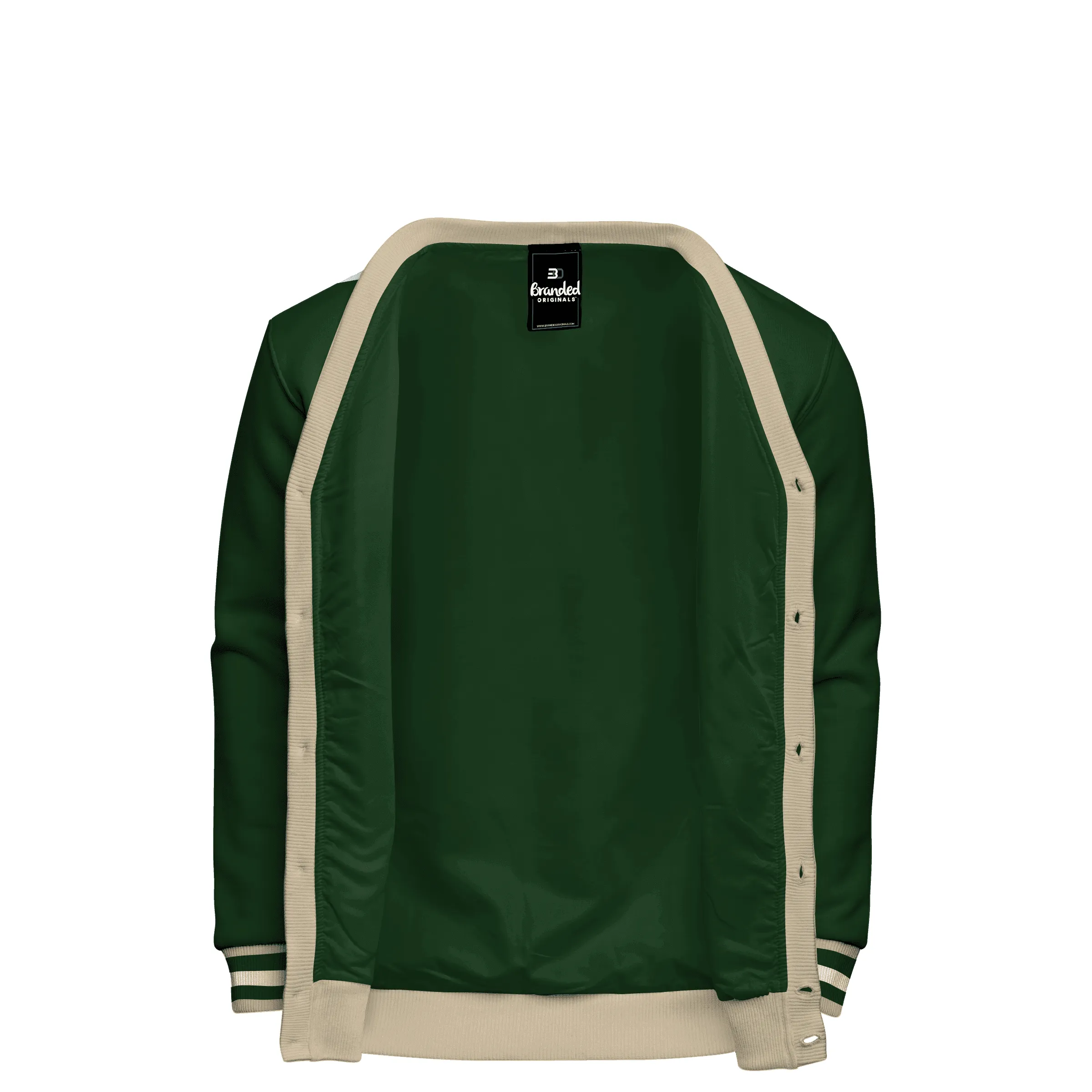 Fleece Varsity Cardigan With No Lining 9