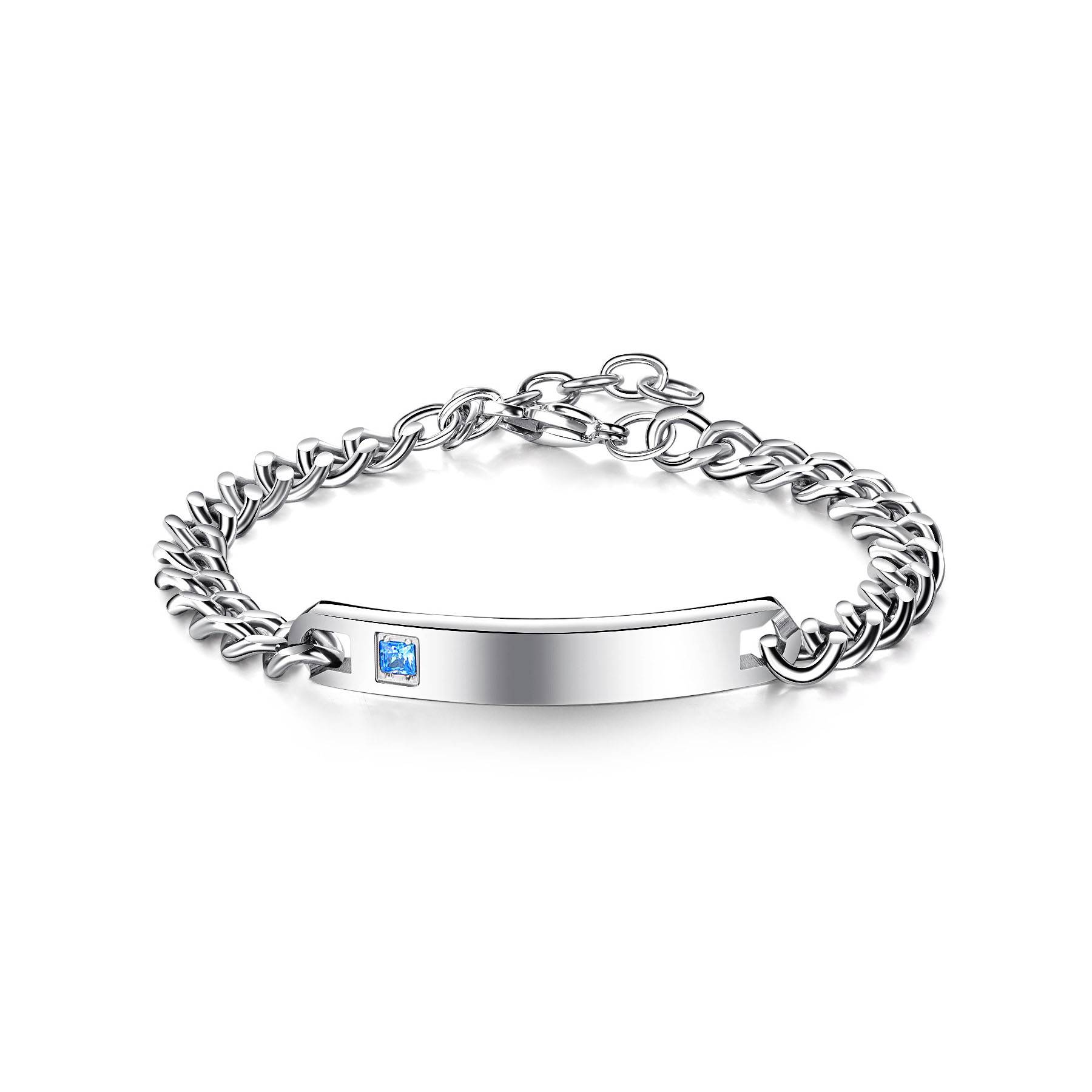 Titanium steel couple bracelet 9