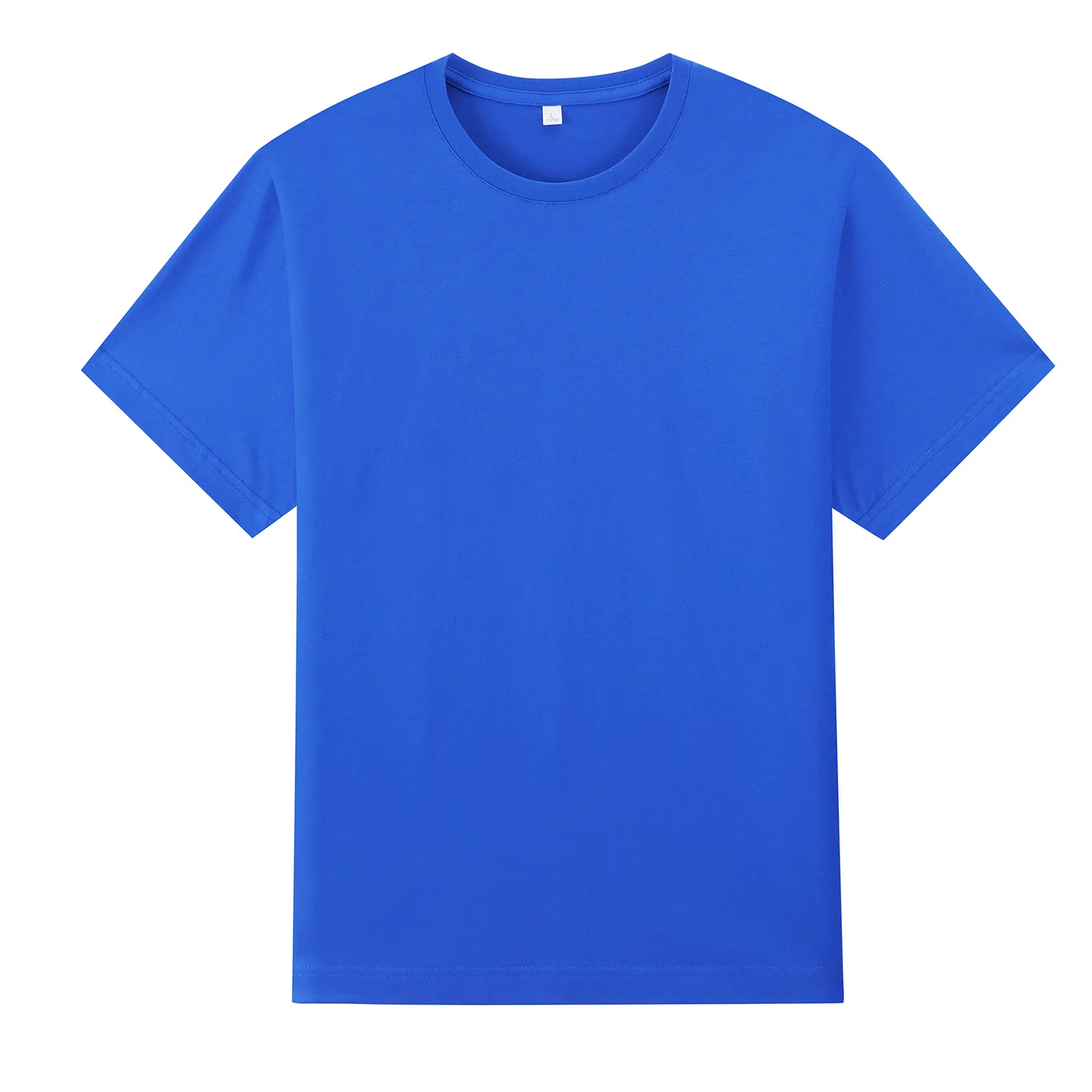 Cotton Round Neck T-shirt Custom 3