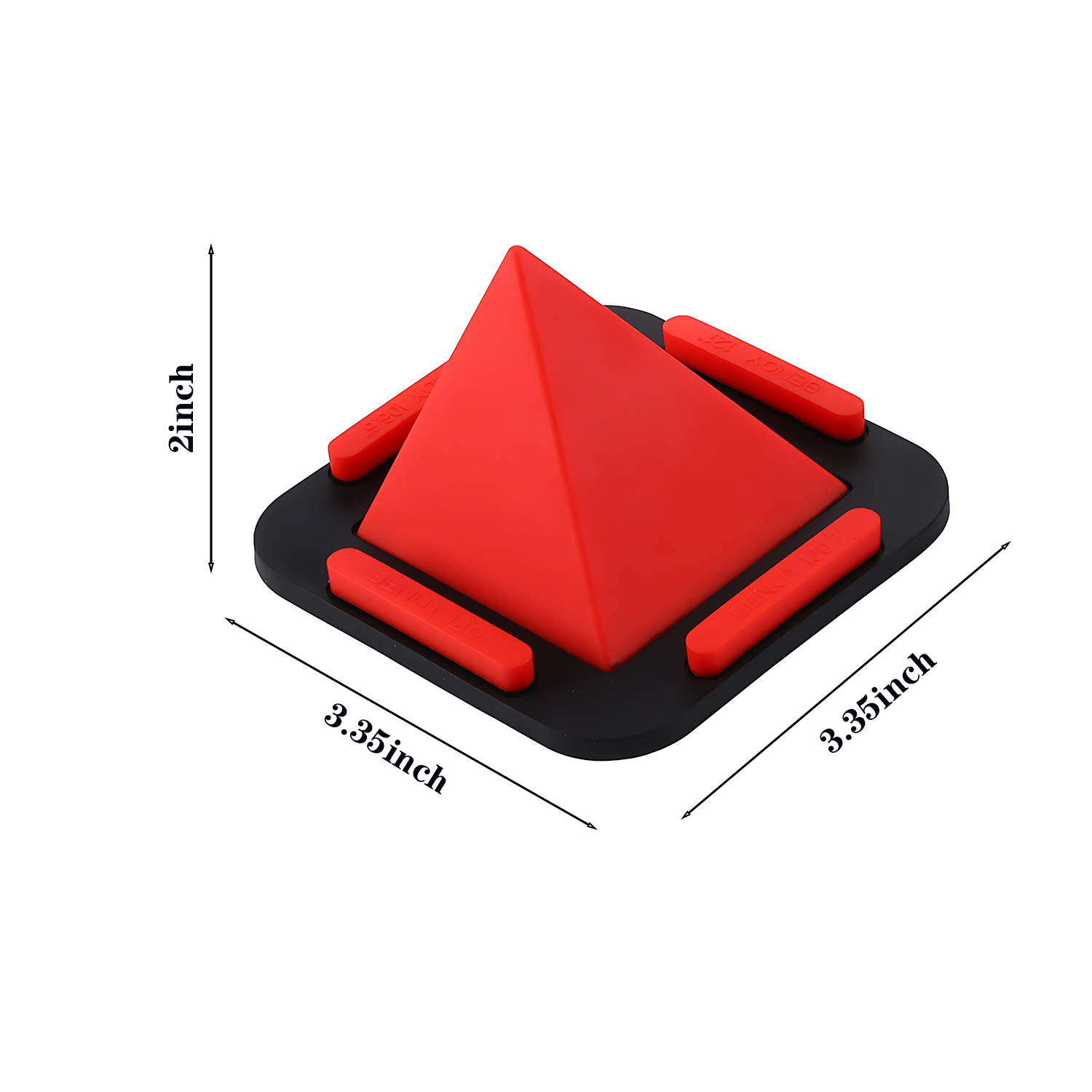 Pyramid-Shaped Silicone Phone Holder – Adjustable Angle 4