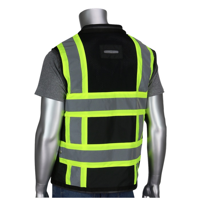 Black TT 11 Pocket Tech-Ready Mesh Surveyors Vest 4