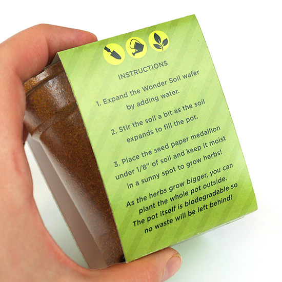 Herb Medallion Seed Paper Sprouter Kits 4