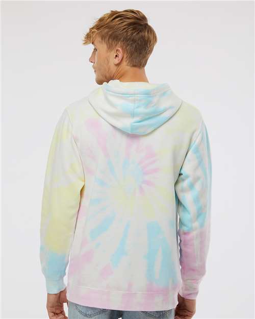 Unisex Midweight Tie-Dyed Hooded Sweatshirt - PRM4500TD 13