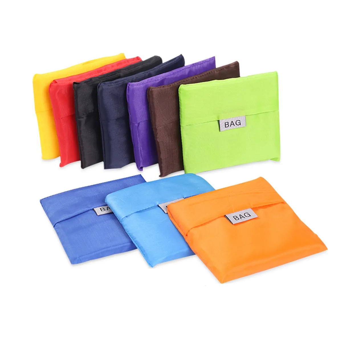 Large Reusable Shopping Foldable Polyester Tote Grocery Bag 6