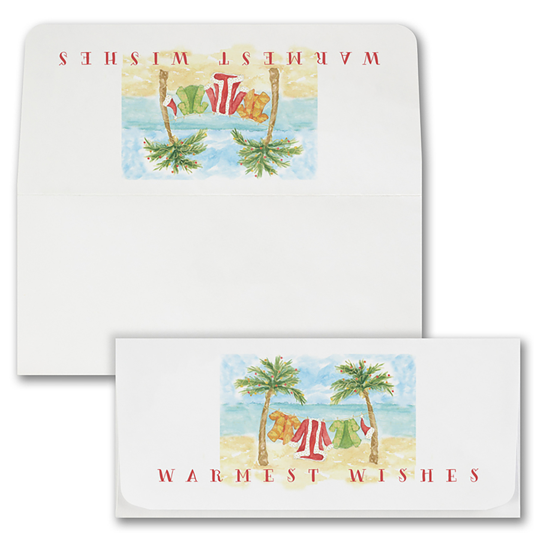 Warmest Wishes Currency Envelope (Palm Beach & Beach) 2