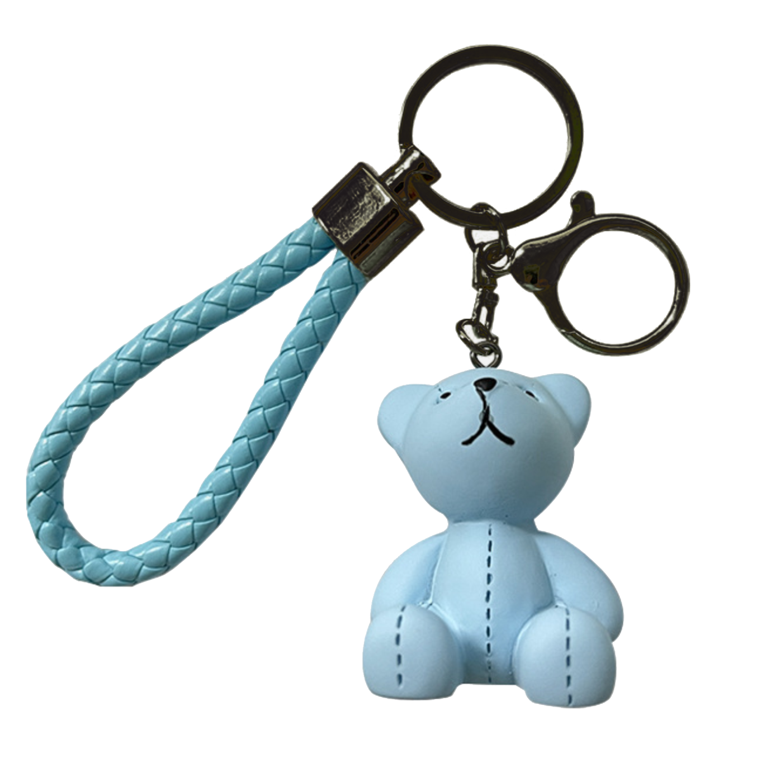 Resin Teddy Bear Keychain 6