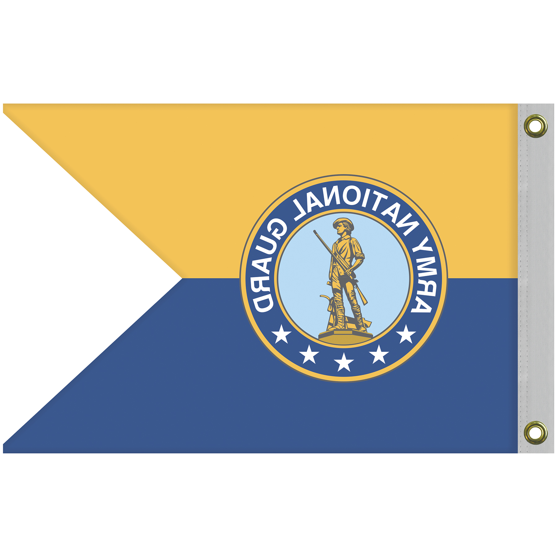 Single Reverse Knitted Polyester Guidon Boat Flag (24"x36") 3