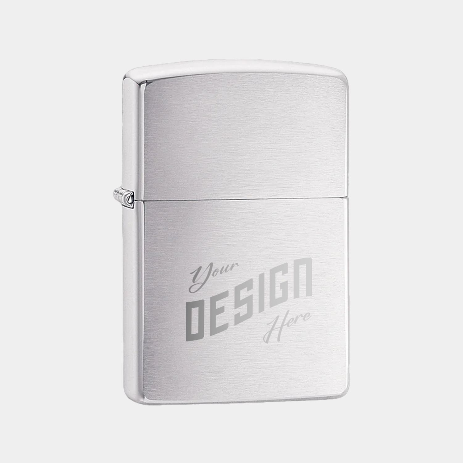 Zippo® USA-Made Windproof Classic Matte Chromes Lighter 2