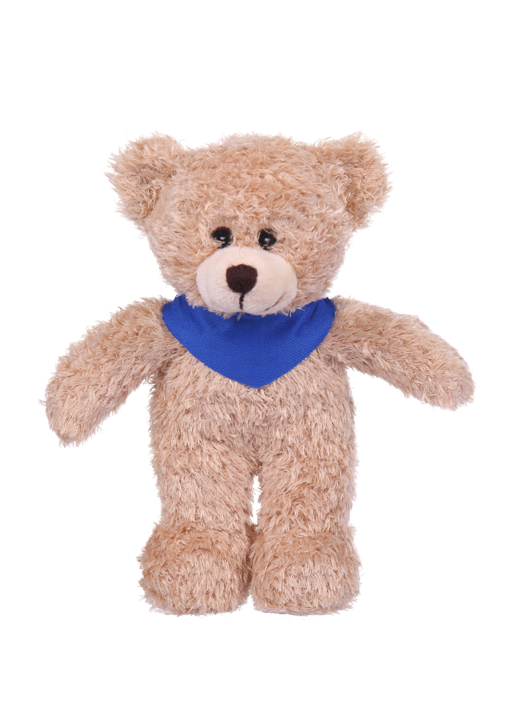 Soft Plush Tan Bear with Bandana 8