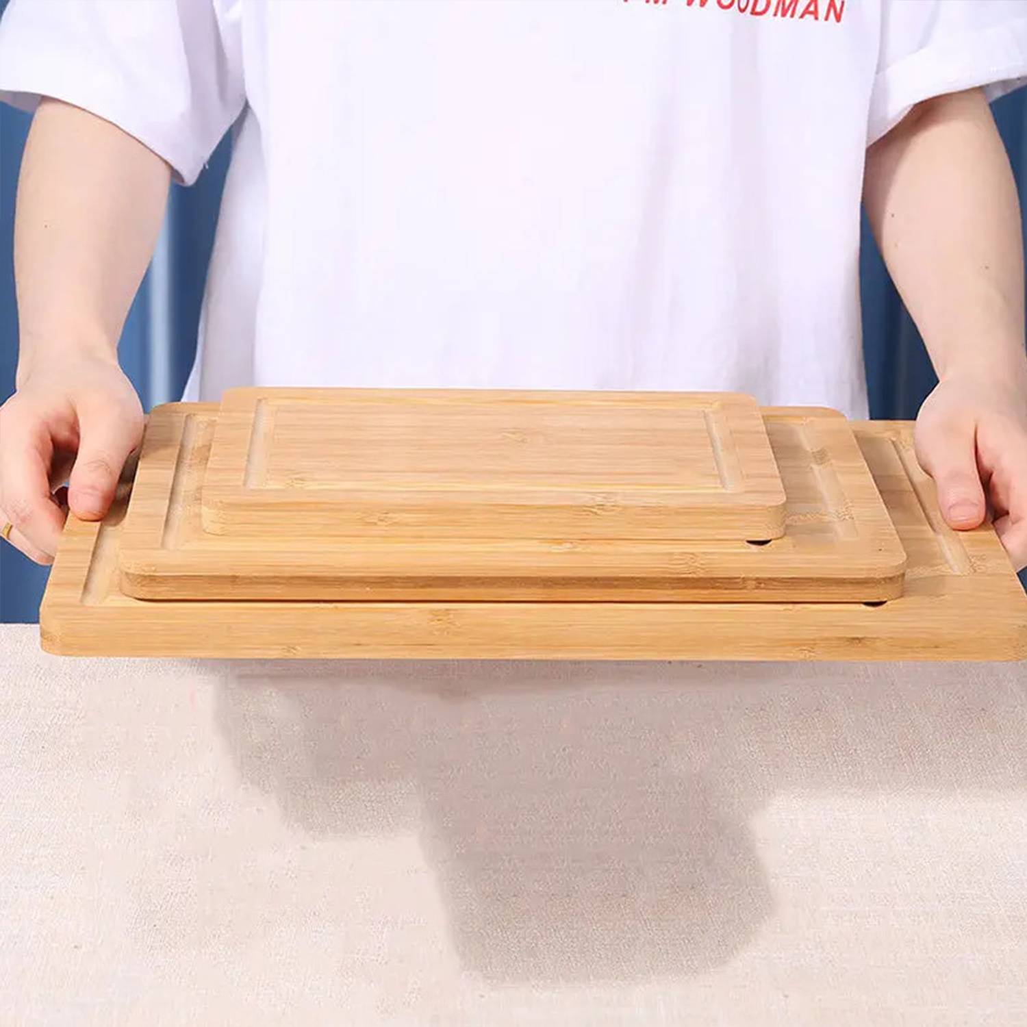 3-Piece Bamboo Cutting Board Set 4