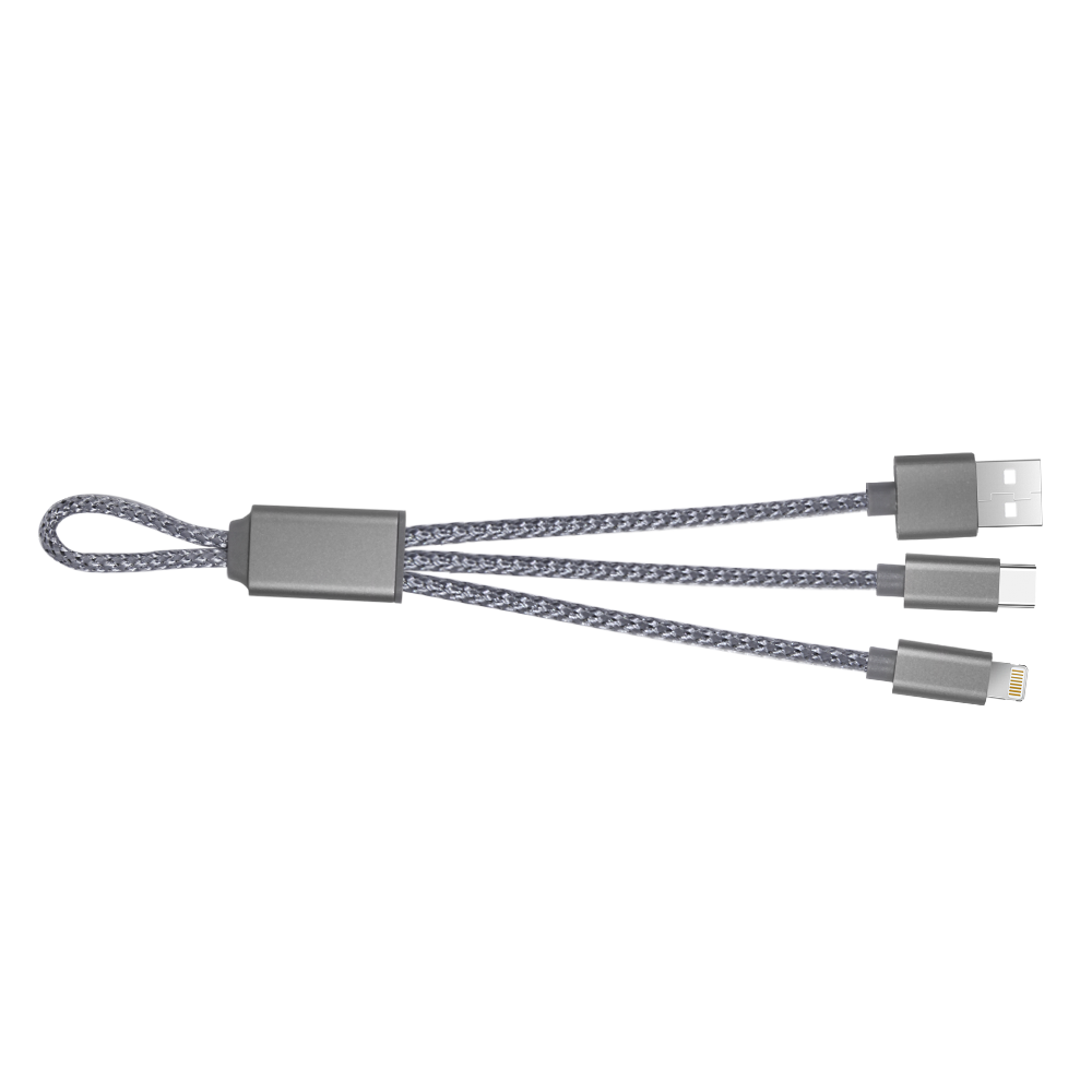 Harbor Charging Cables with Type C, IOS and Micro USB 3
