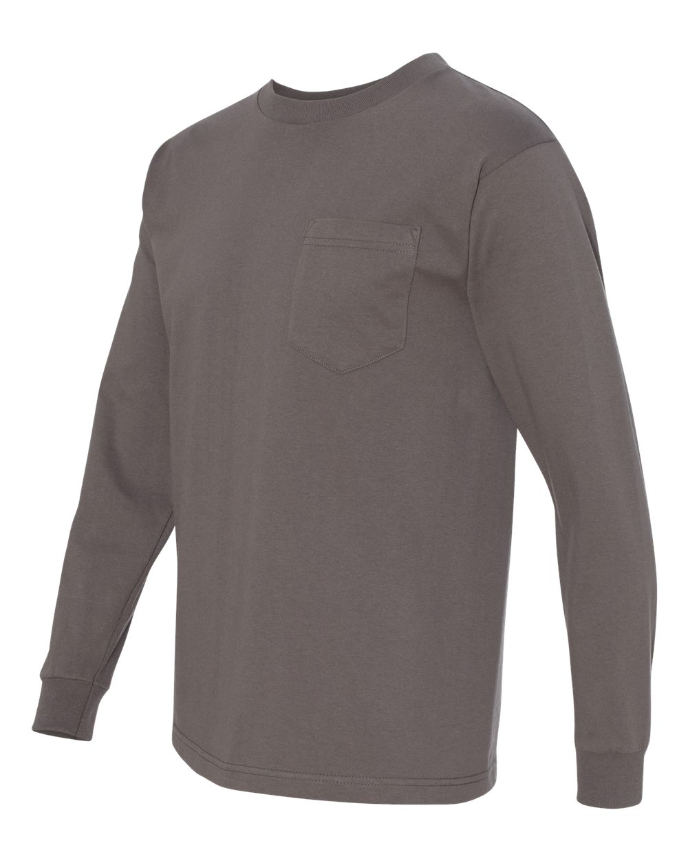Unisex USA-Made Long Sleeve Pocket T-Shirt - 8100 37