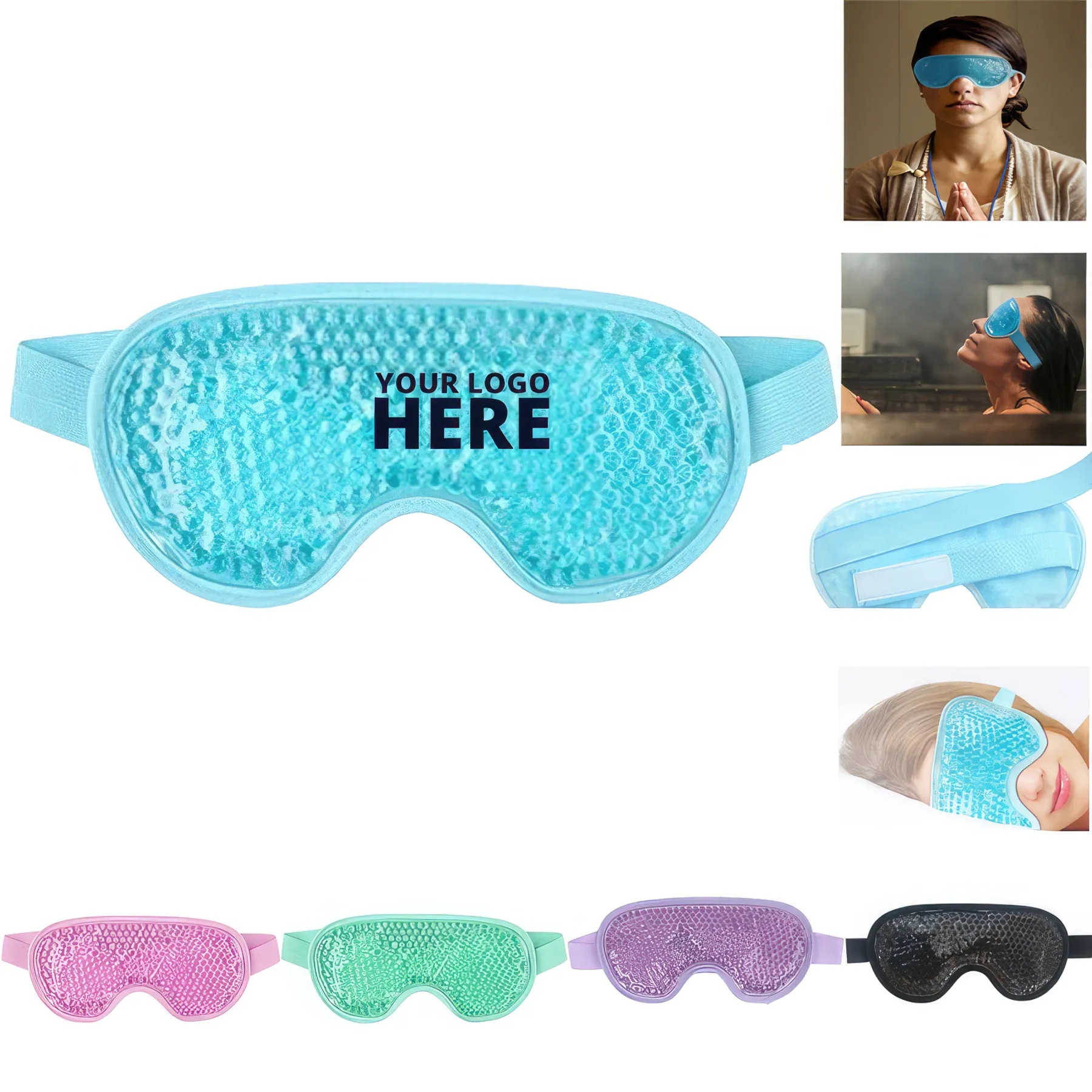 Gel Cold Compress Plush Eye Mask 2