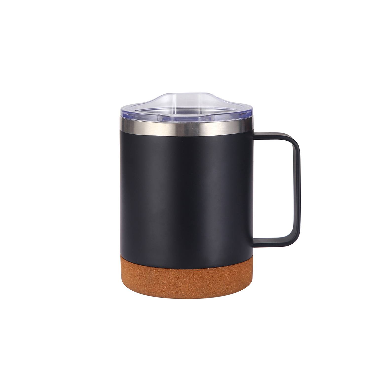 Double Layer Stainless Steel Mug w/ Cork Base Pad 4