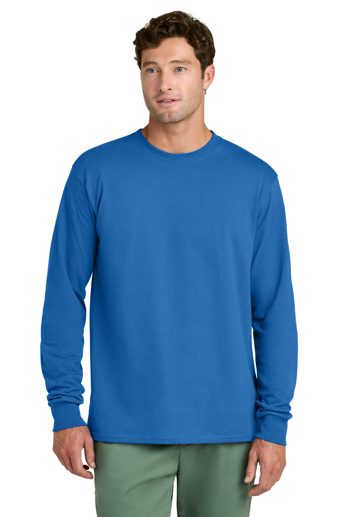 Port & Co Long Sleeve Core Cotton Tee. PC54LS 258