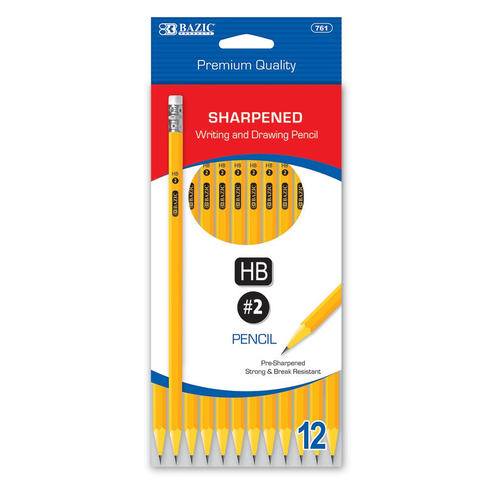 #2 Pencils - Yellow Pre-sharpened 12 Pack 1