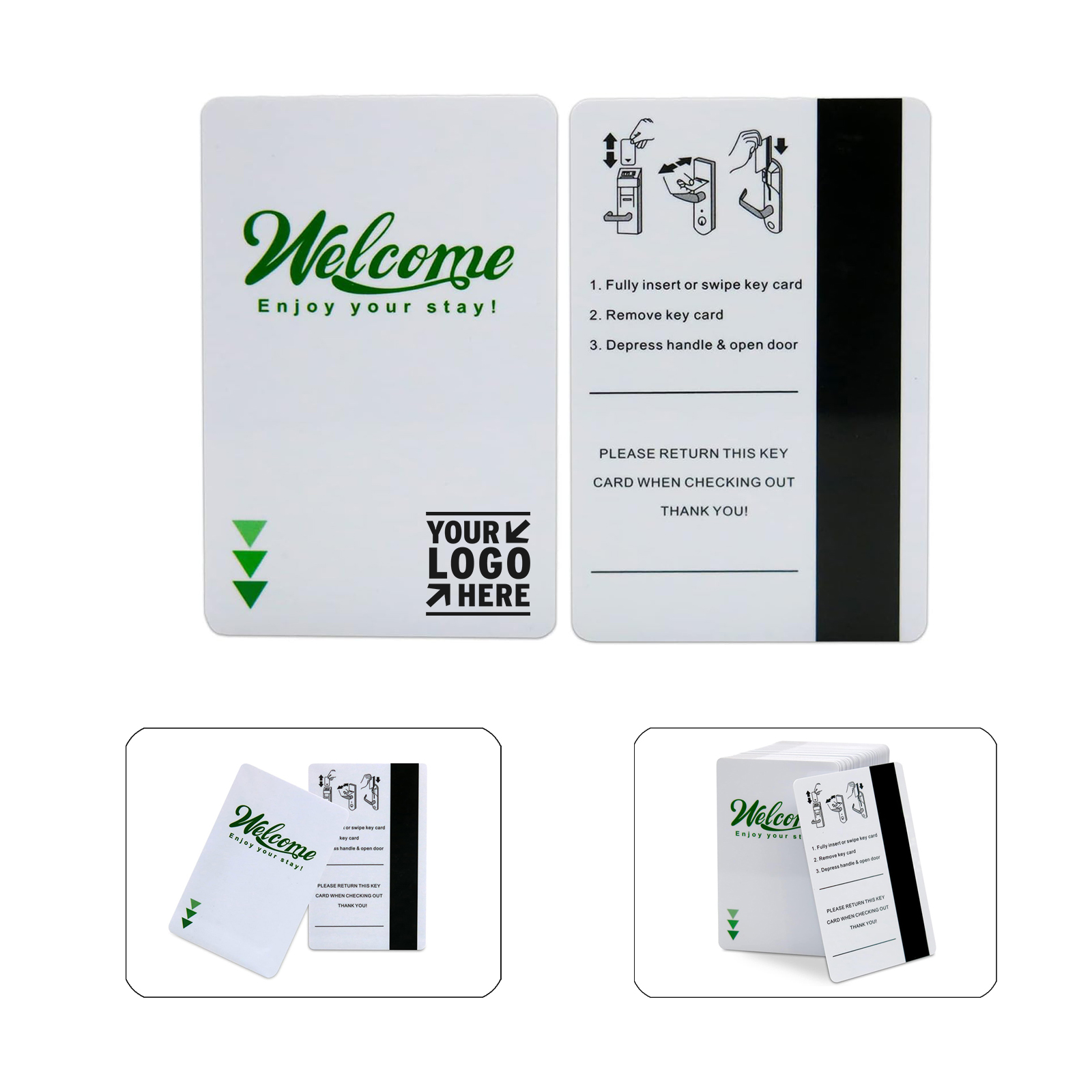 250 Pack Hotel & Motel Key Cards