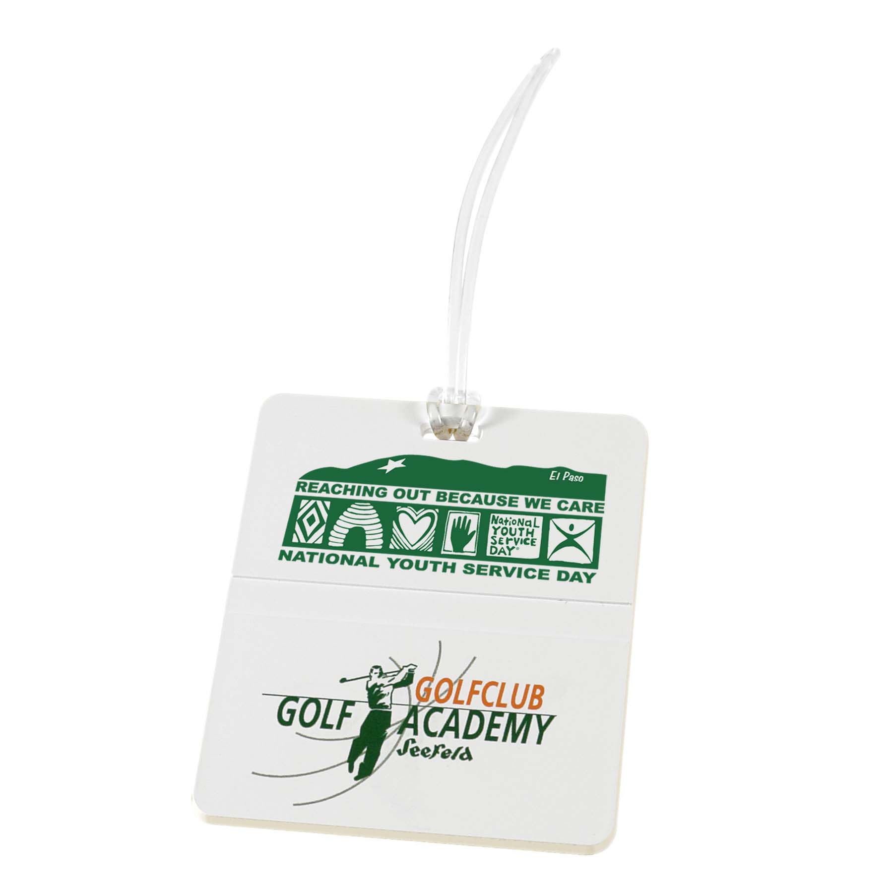 Rectangle Golf Bag Tag