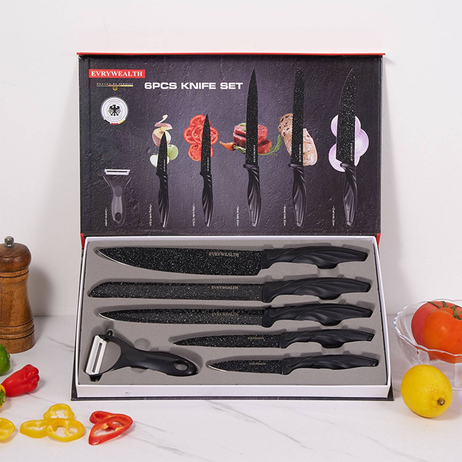Knife & Peeler Set 3
