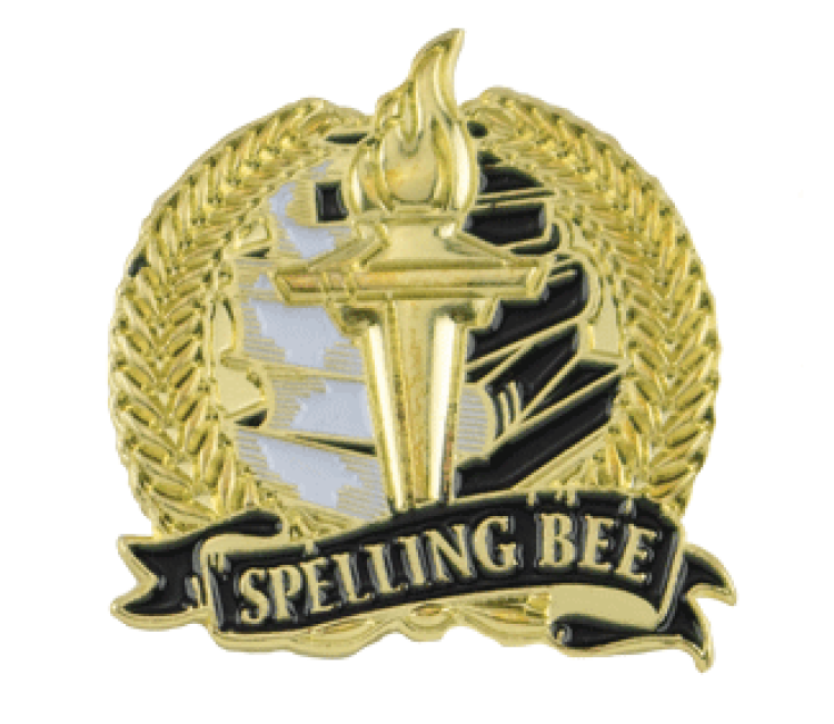 Academic Lapel Pin- Spelling Bee (1-1/8")