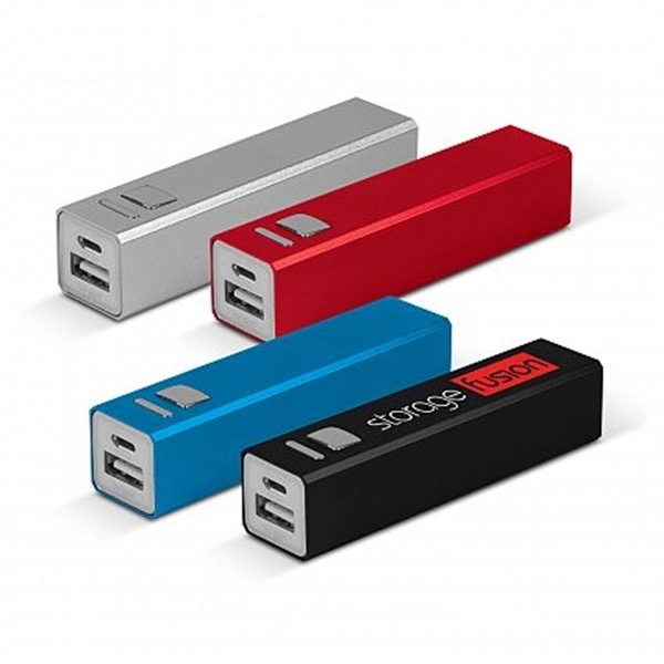 2200mAh Classic Metal Square Tube Power Bank 7