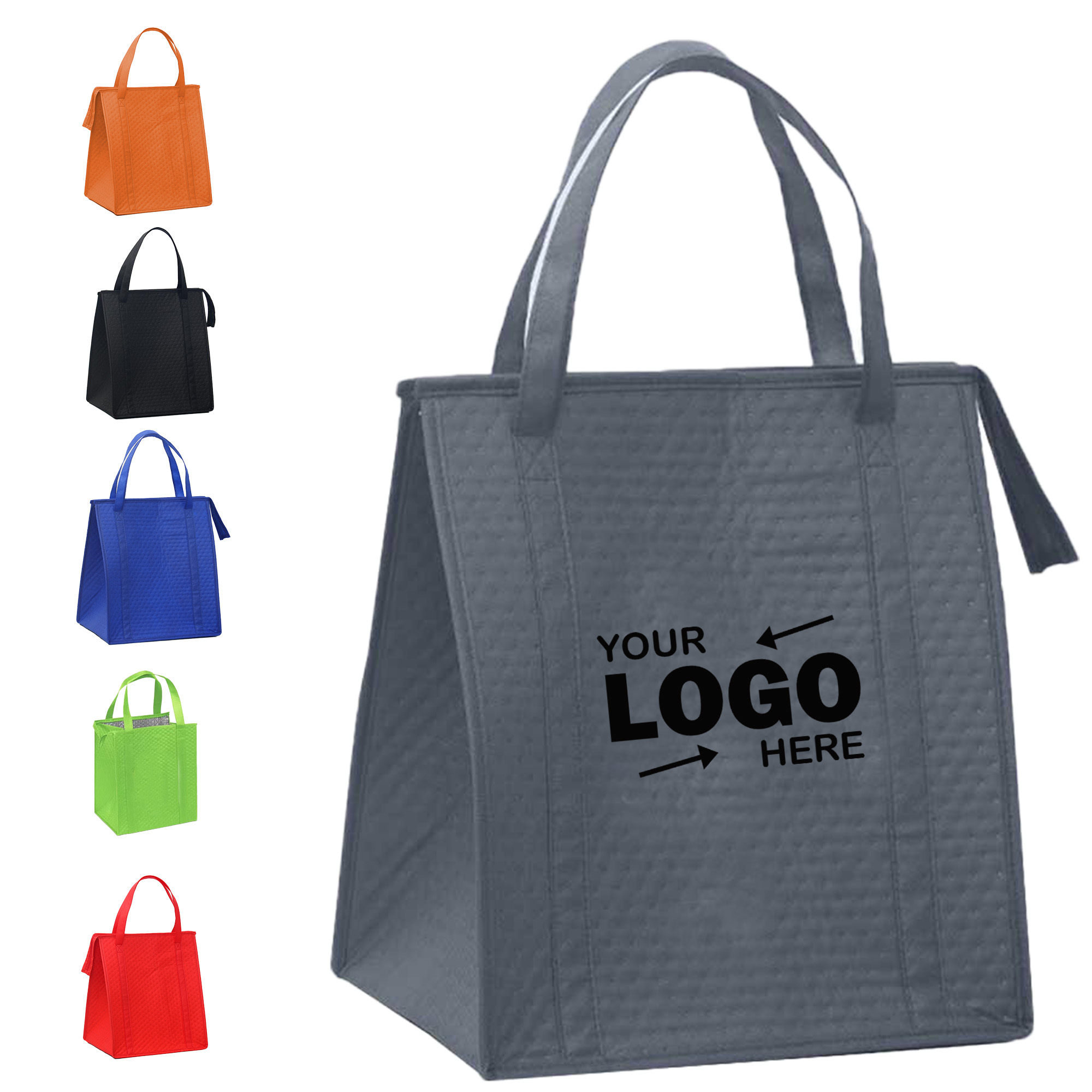 Assorted Colors Insulated Thermal Lunch Tote Bag 2