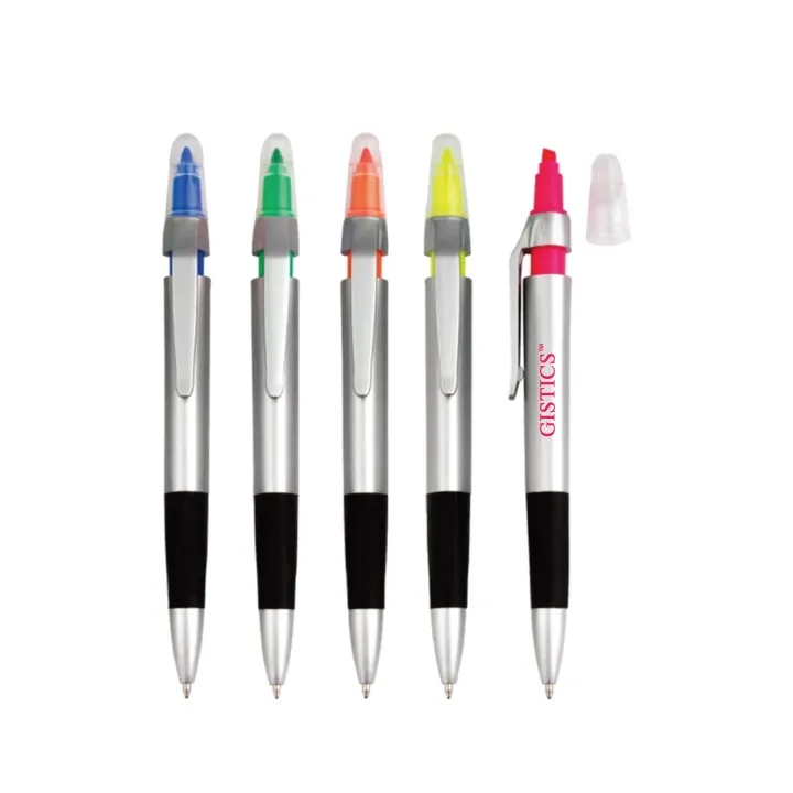 Slim Highlighter with Ballpoint Pen