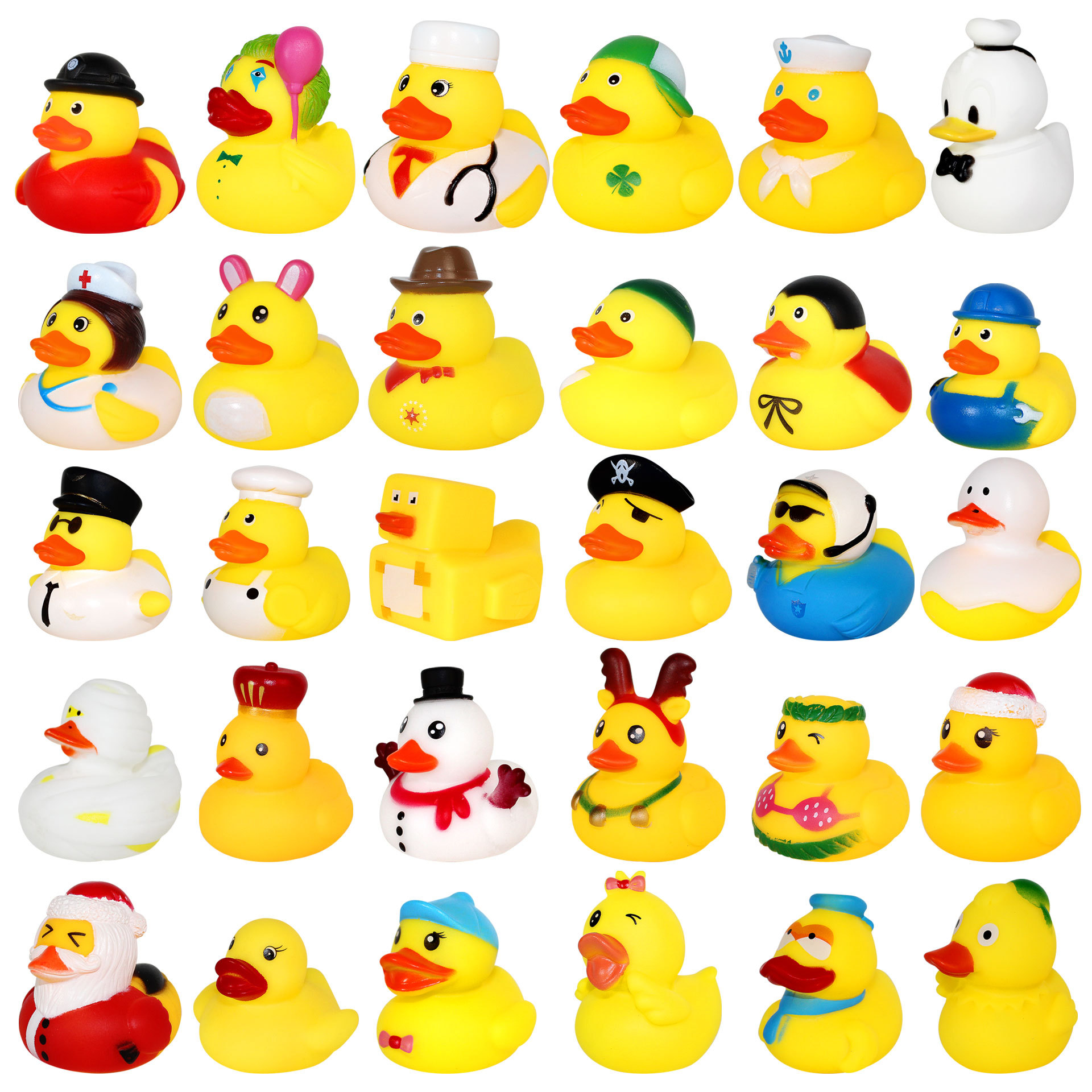 Yellow Rubber Duck Baby Bath Toys 3