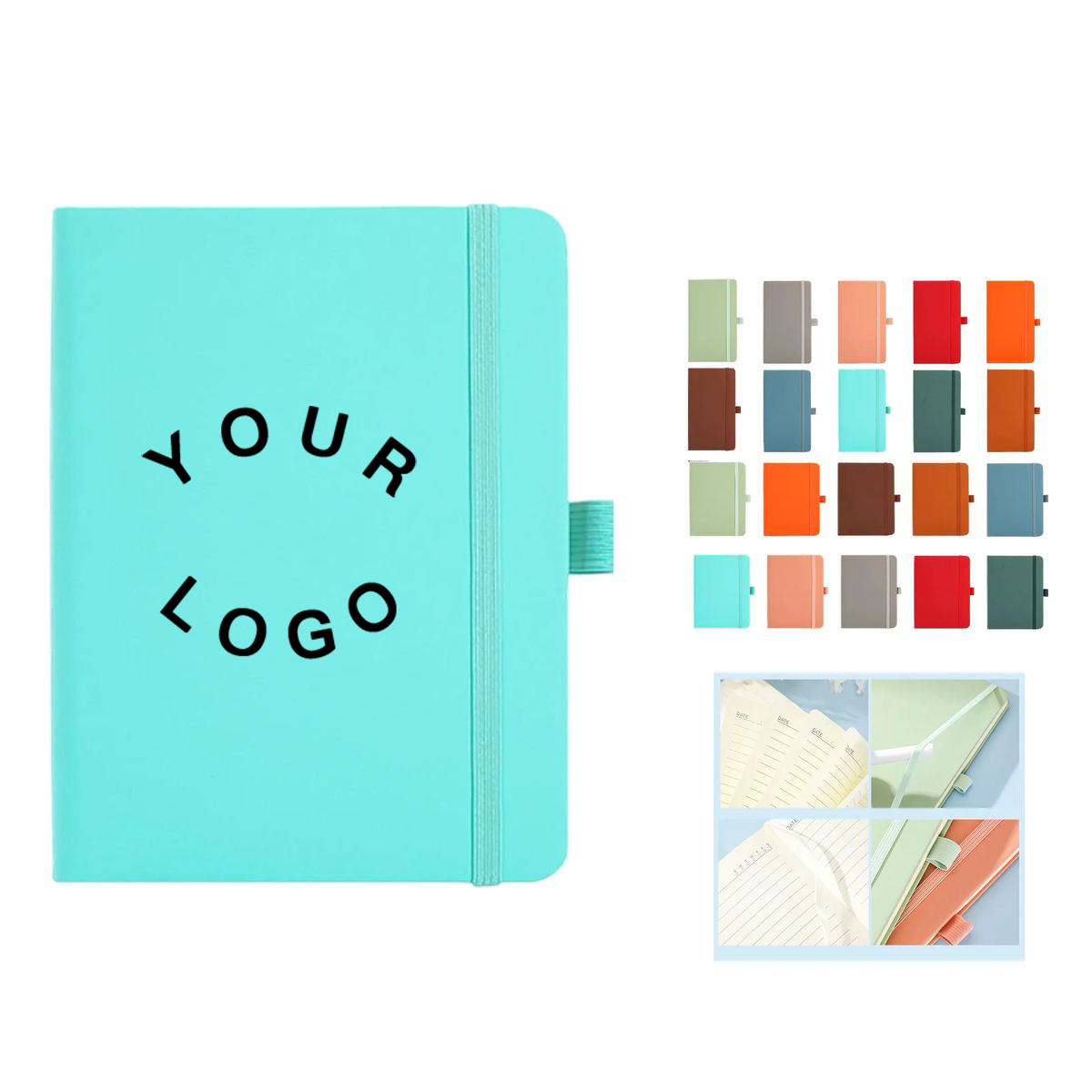 Durable Soft Cover Journal A6 Size with Elastic 17