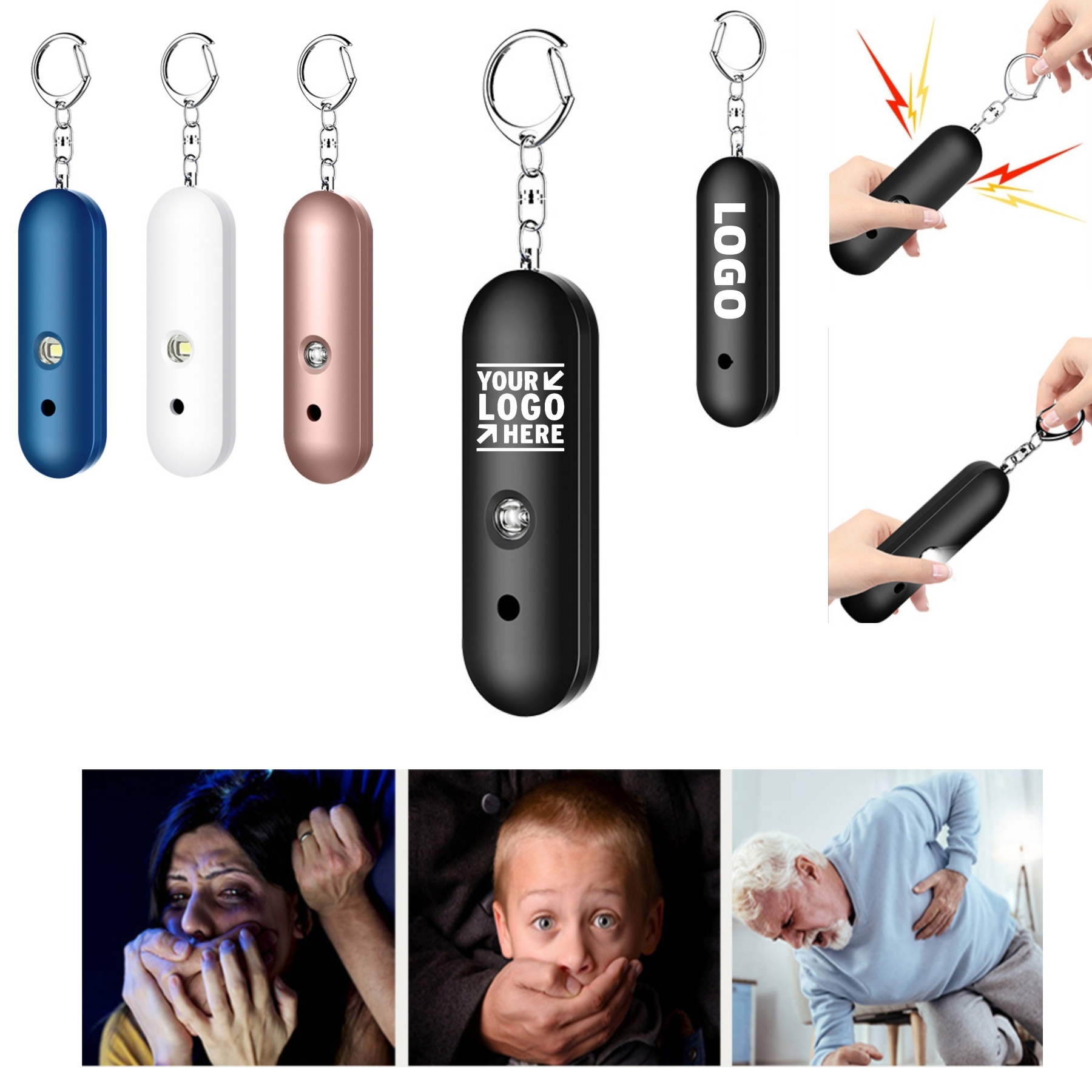 Personal Safety Alarm Keychain 1