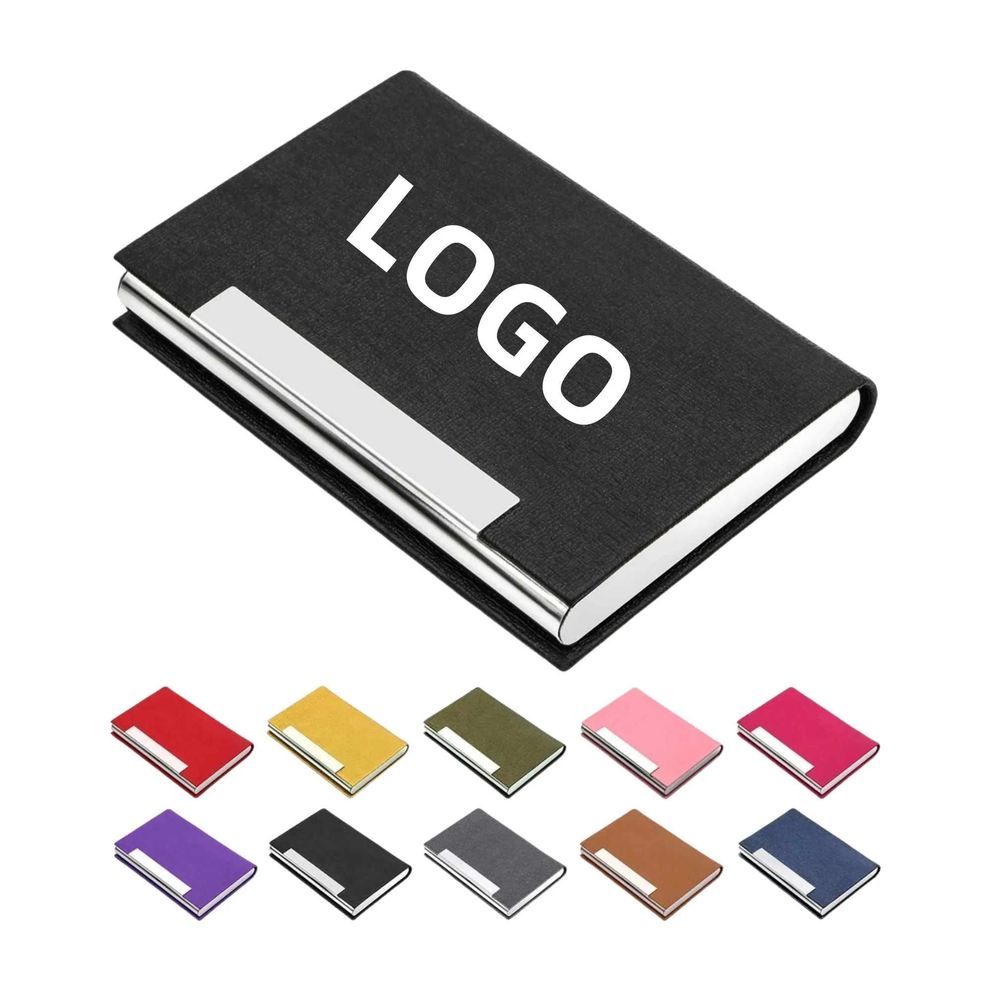 Premium PU Leather Case Business Card Holder 2