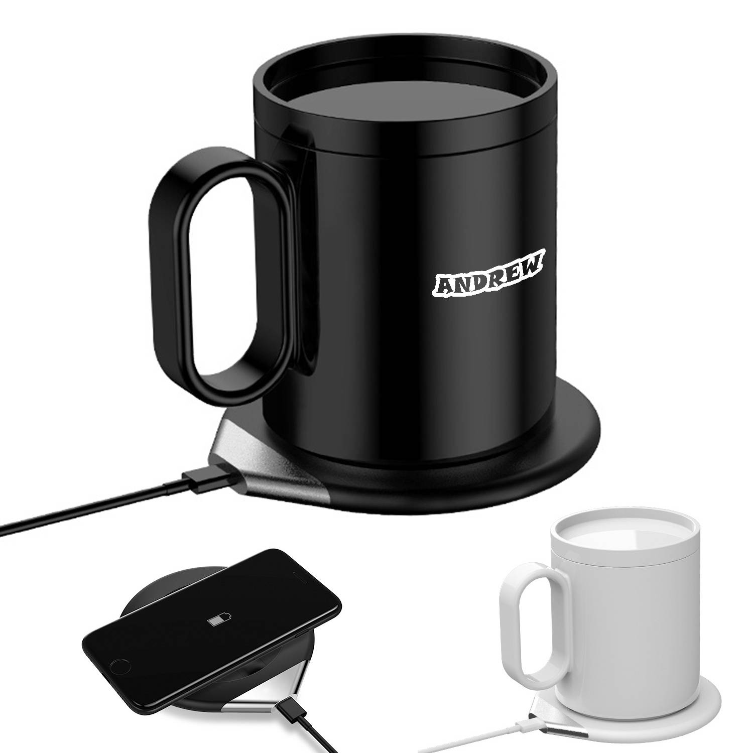 Wireless Charging Pad Coffee Cup WarmerWaterproof Charger 10