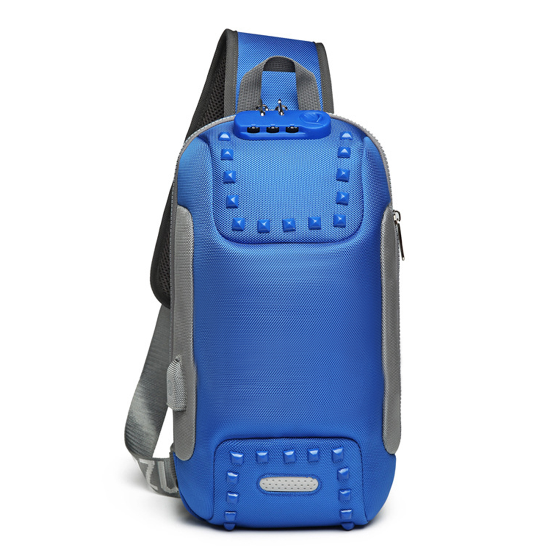 Oxford Men Sling Backpack Anti Theft Crossbody Shoulder Bag 9